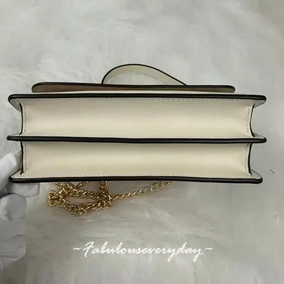 Coach Mini Klare Crossbody Bag with Candy in Leather/Chalk/Chalk CDB09 NWT - Picture 7 of 9